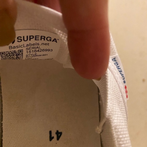 Superga Slip On Platform Classic White Slip-On Sneakers SZ 9.5(41) ✨Like New✨ - Picture 14 of 14